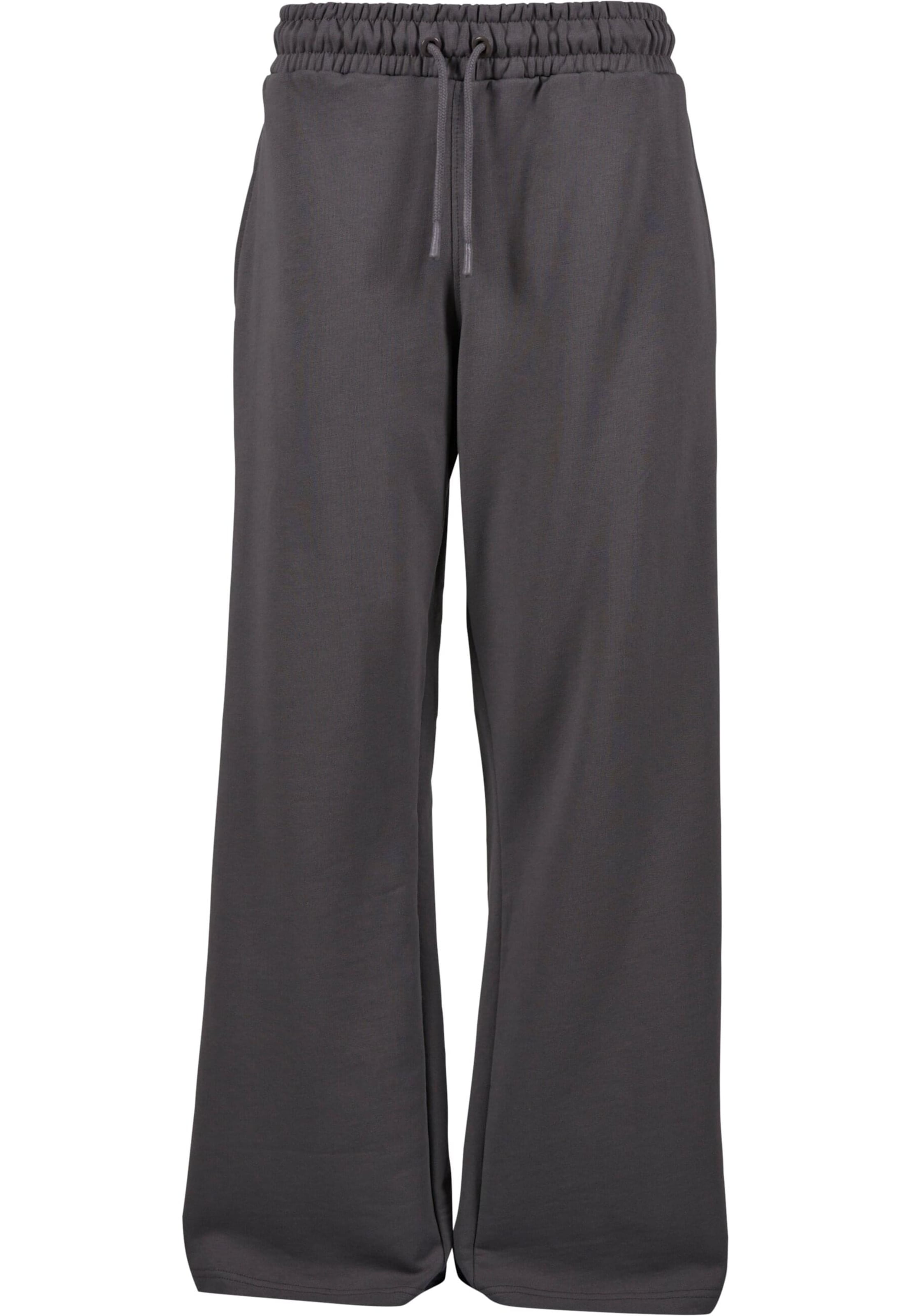 DEF Normalny krój Spodnie sportowe ' ' w kolorze szary: przód