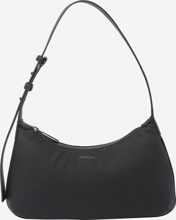 Calvin Klein Shoulder Bag in Black: front