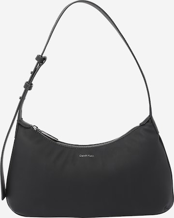 Borsa a spalla di Calvin Klein in nero: frontale