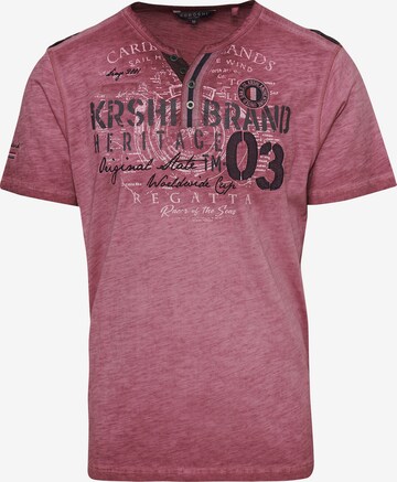 T-Shirt KOROSHI en rouge : devant