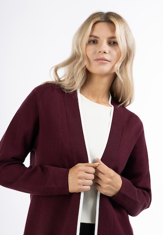 usha BLACK LABEL Knit cardigan in Red