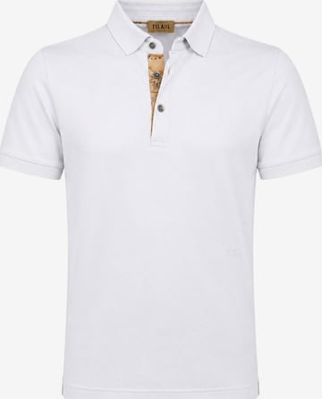 Maglietta 'SHORT SLEEVE POLO SHIRT' di Alviero Martini in bianco: frontale