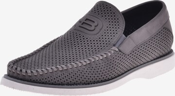 Baldinini Classic Flats in Grey: front