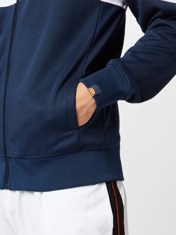 ELLESSE Zip-Up Hoodie 'Caprini' in Blue