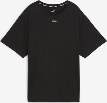 PUMA - Camiseta funcional en negro: frente