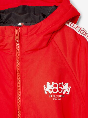 TOMMY HILFIGER Between-Season Jacket 'Varsity ' in Red