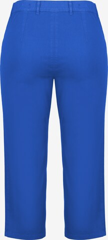 Coupe slim Pantalon 'Mony' Ulla Popken en bleu