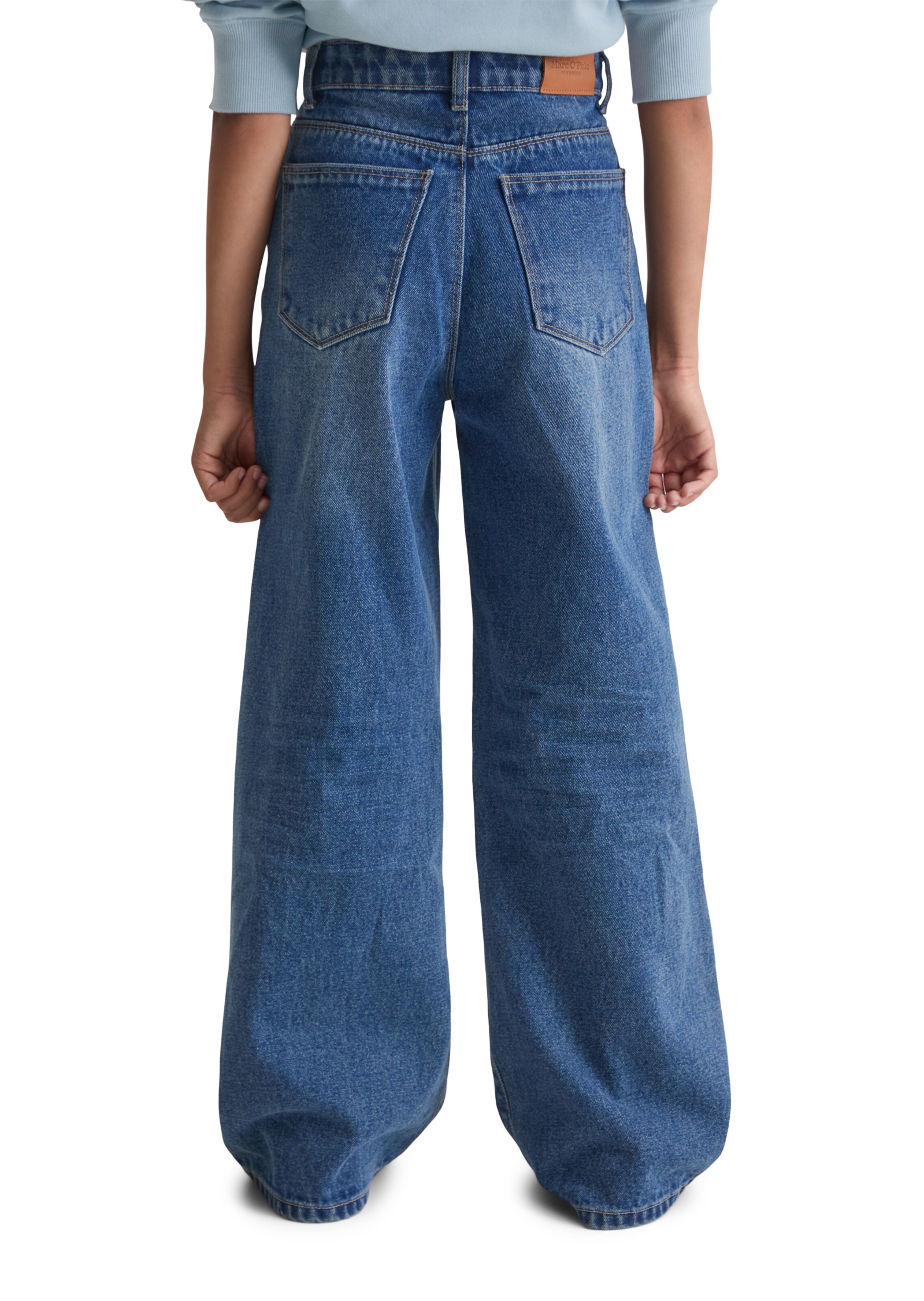 Marc O'Polo Wide leg Jeans in Blauw
