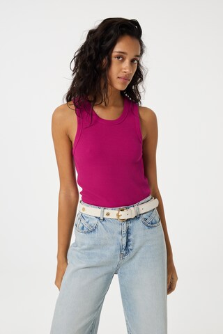 Fabienne Chapot Belt in White: front