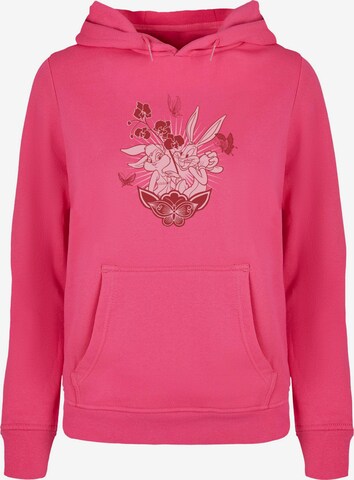 ABSOLUTE CULT Sweatshirt ' Looney Tunes - Bunny' in Pink: front