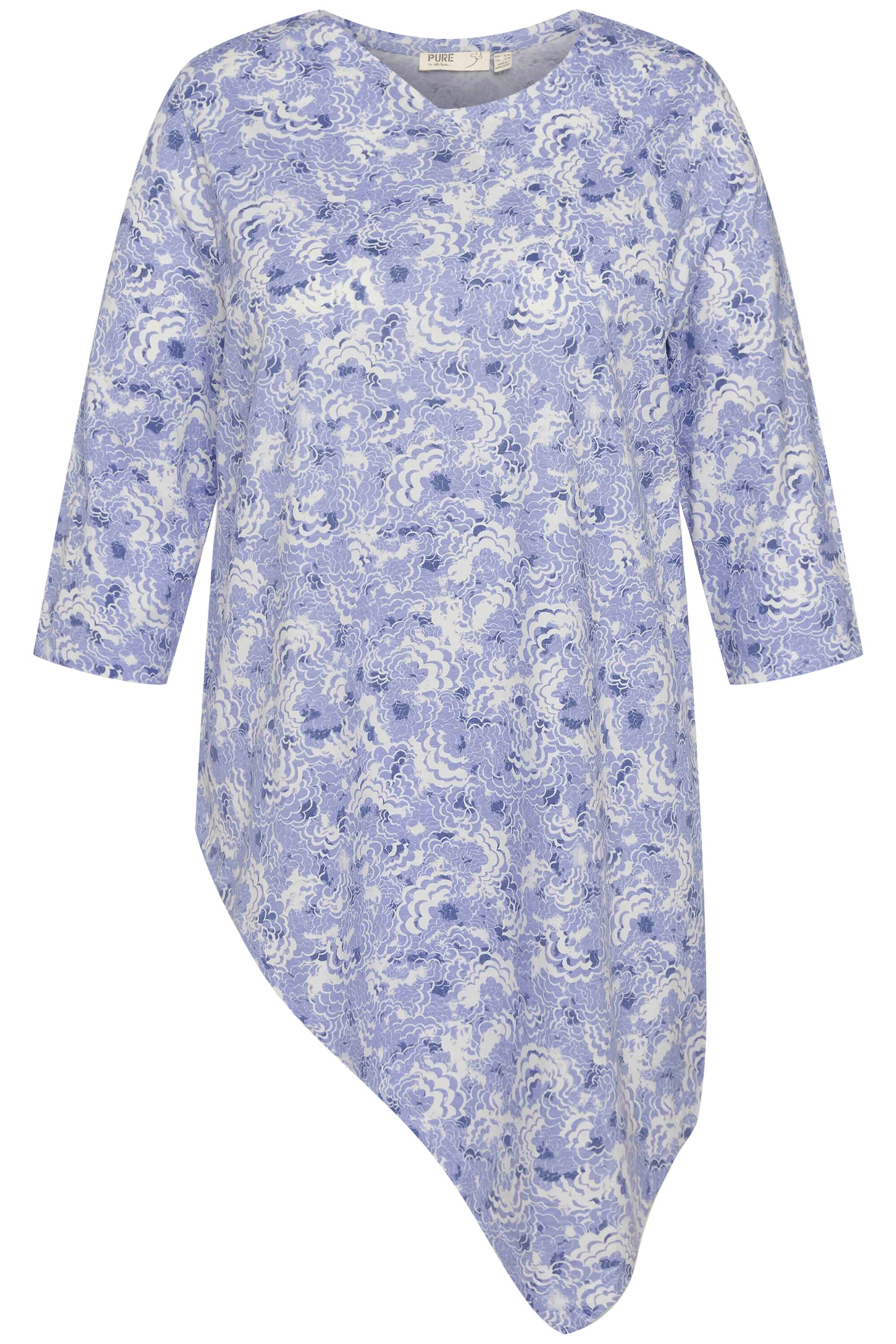 Ulla Popken Shirt in Blauw: voorkant