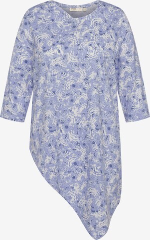 Ulla Popken Shirt in Blauw: voorkant