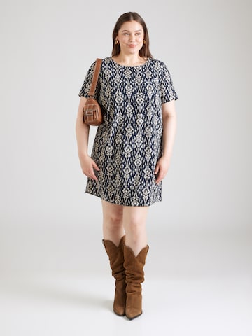 ONLY Carmakoma - Vestido 'CARLUX' en azul: frente