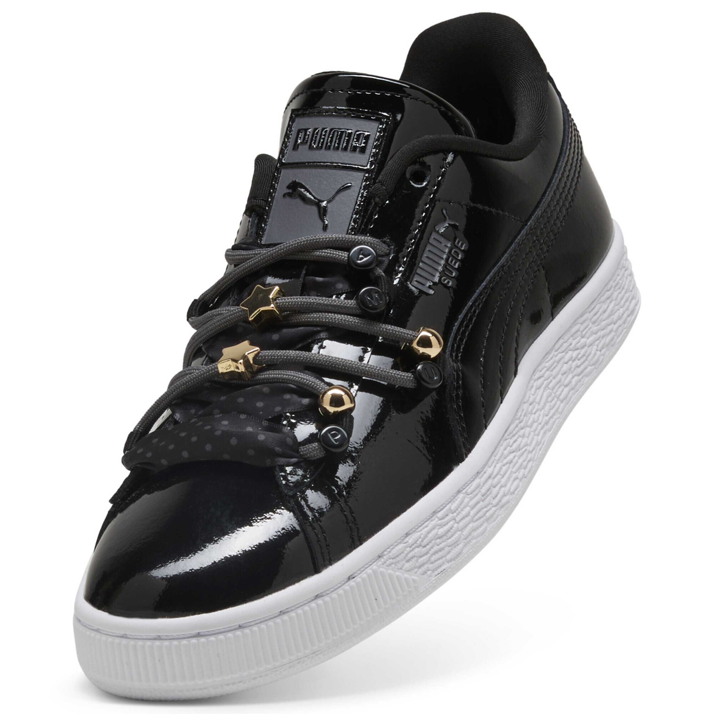 PUMA Platform trainers 'Suede Bloom Patent' in Black