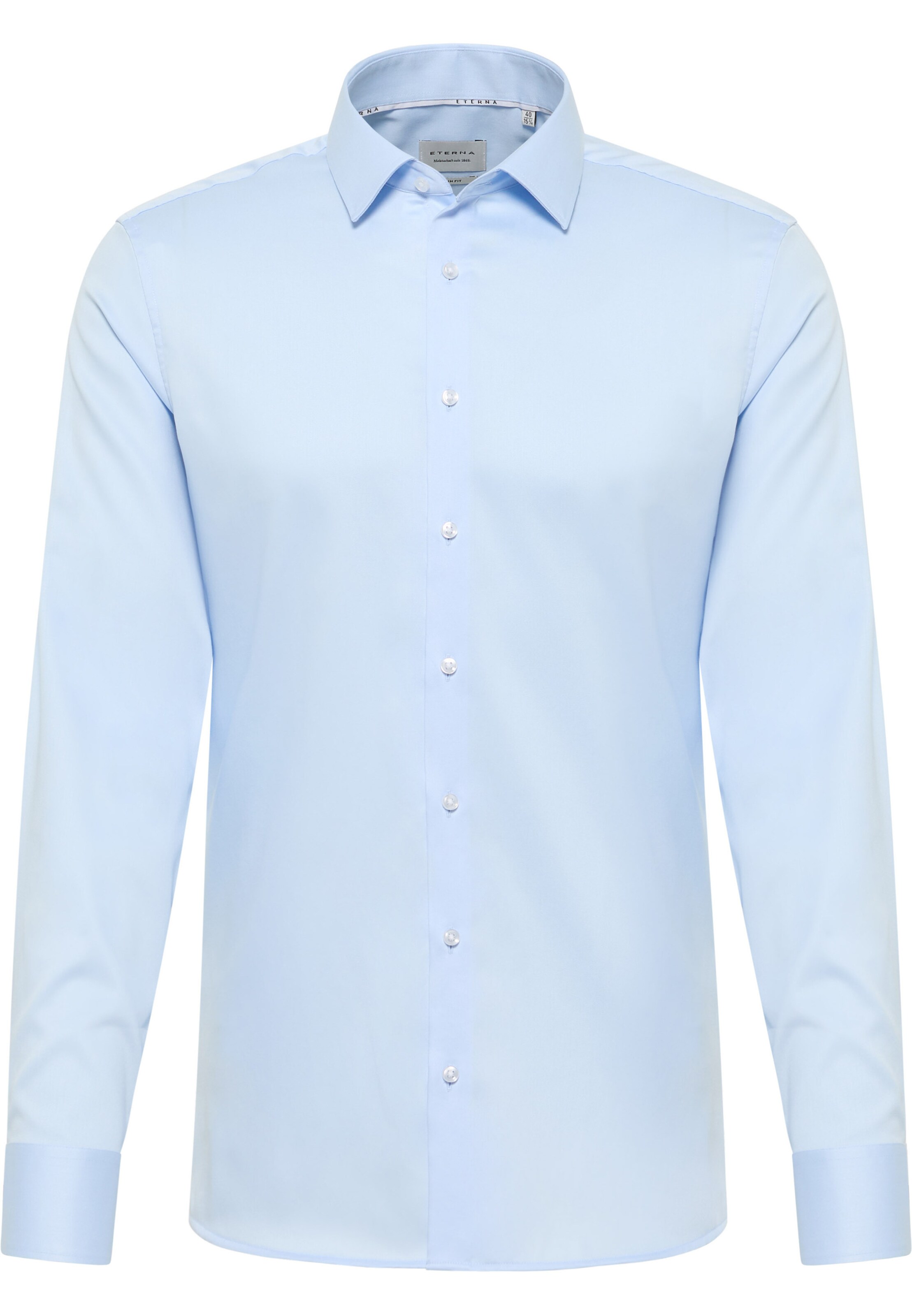 ETERNA Zakelijk overhemd in Blauw: voorkant