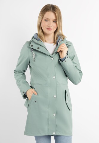 Schmuddelwedda Raincoat in Green: front