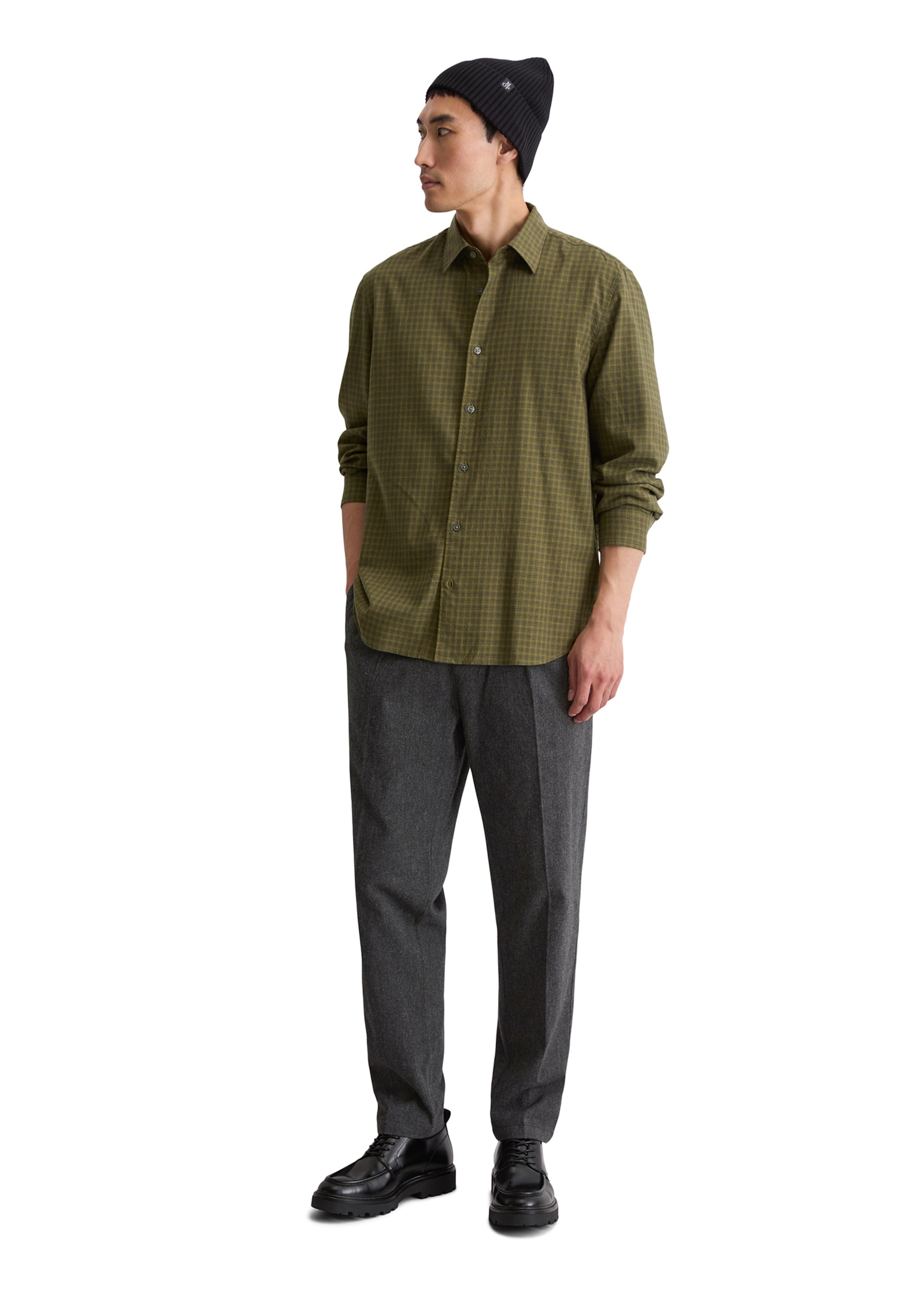 Marc O'Polo Regular fit Button Up Shirt in Green