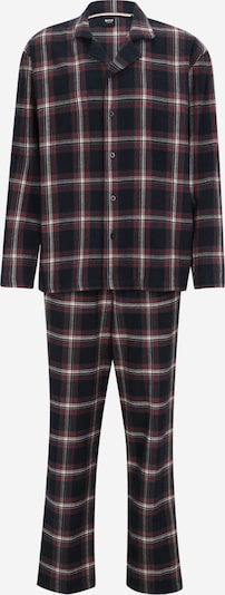 BOSS Piżama długa w kolorze atramentowy / ciemnozielony / czerwony / białym, Podgląd produktu