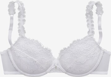 VIVANCE Push-up Bra in White: front