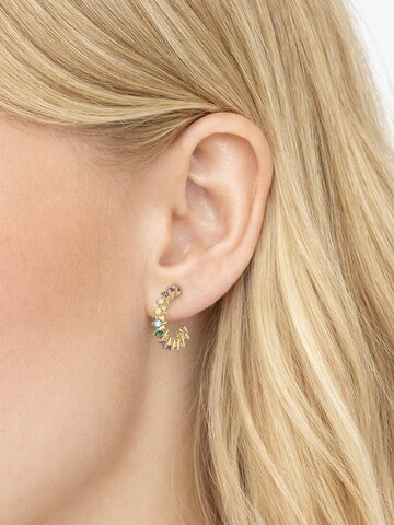 Cala Rose Earrings 'RAINBOW STAR' in Gold