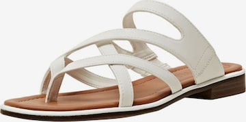 ESPRIT T-Bar Sandals in White: front