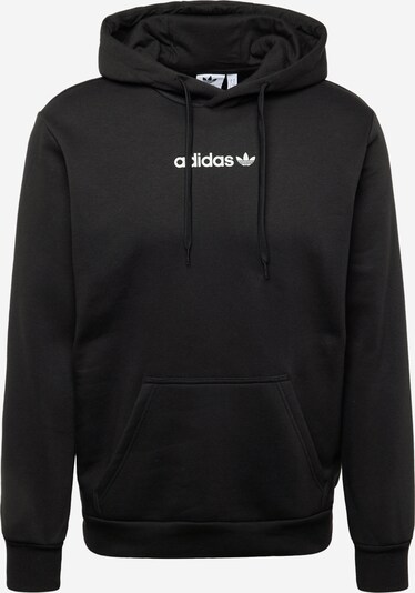 ADIDAS ORIGINALS Sweat-shirt en noir / blanc, Vue avec produit