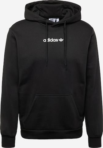 ADIDAS ORIGINALS Sweatshirt in Zwart: voorkant