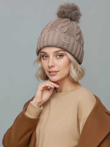 Neverless Mütze 'Caren' in Beige
