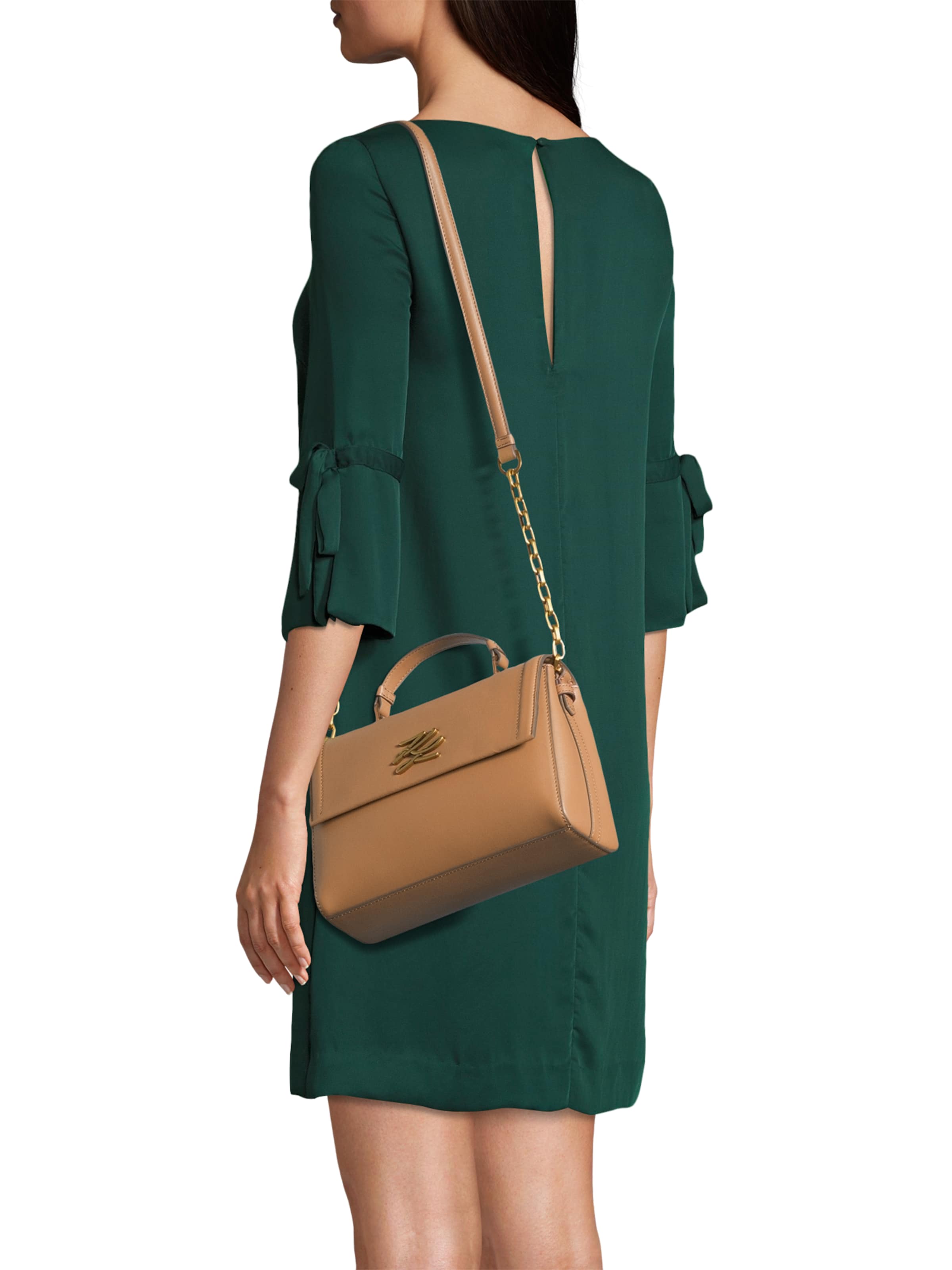 Sacs à main Karl Lagerfeld en marron : devant