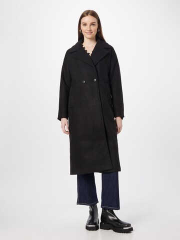 VERO MODA Between-Seasons Coat 'SPENCER' in Black: front