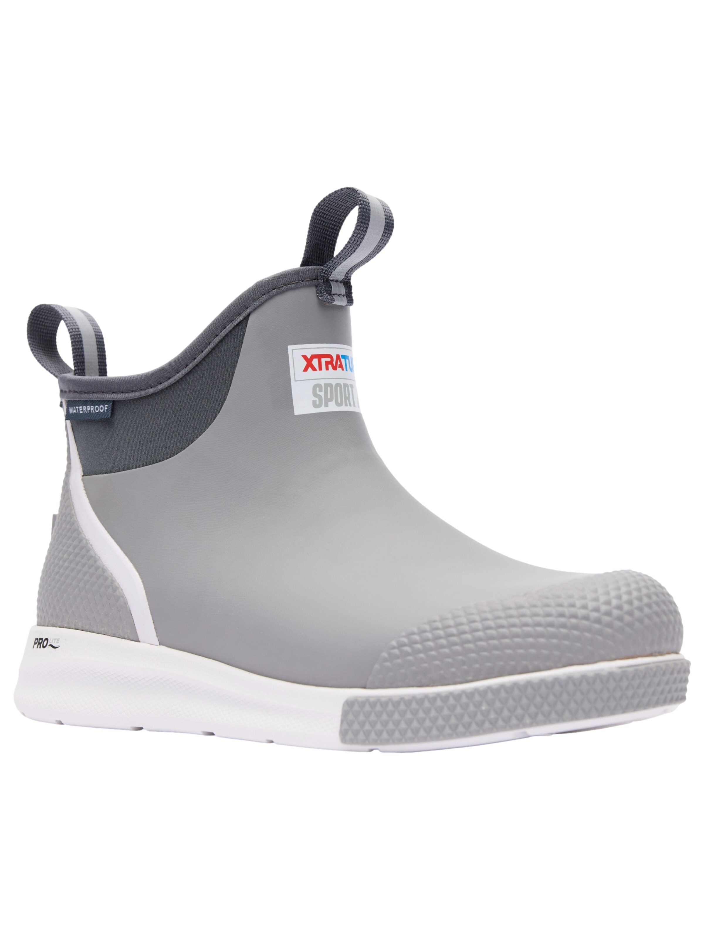 XtraTuf Rubber Boots 'Ankle Deck Boot Sport' in Grey