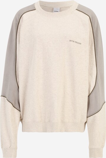 iets frans Sweatshirt in sand / grau / dunkelgrün, Produktansicht