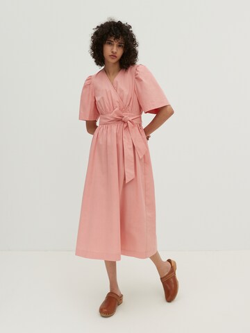 Robe 'Noelle' EDITED en rose : devant