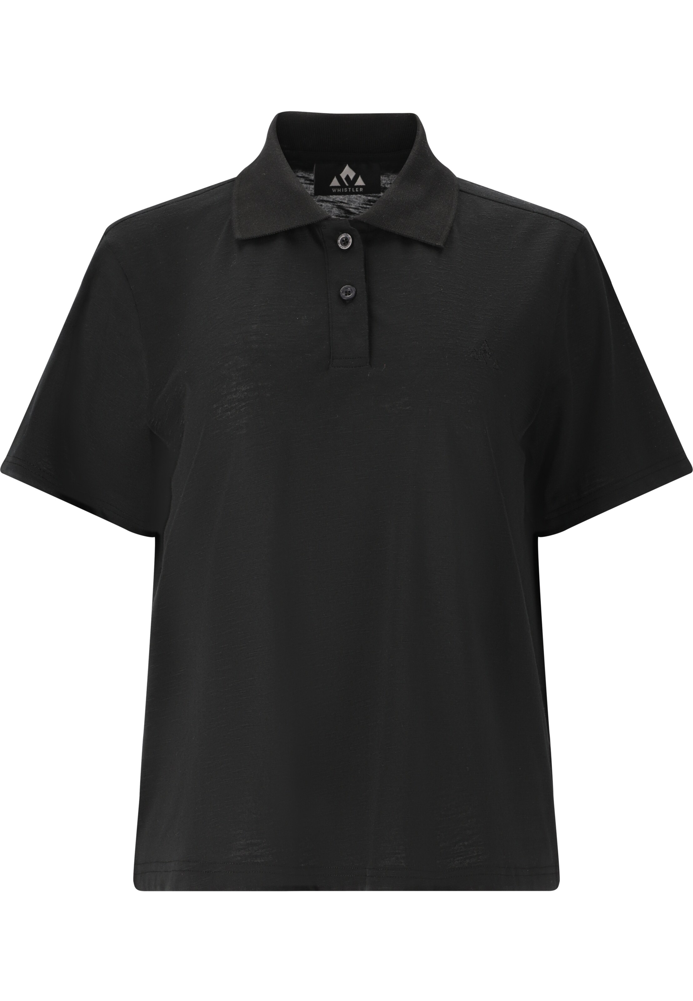 Whistler Poloshirt 'Vale' in Schwarz: Vorderseite