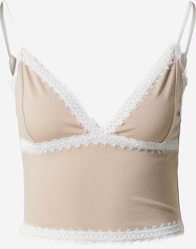 Guido Maria Kretschmer Women Top 'Hilde' en altrosa / blanco, Vista del producto