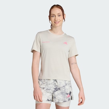 ADIDAS PERFORMANCE Funktionsshirt 'Own The Run' in Grau: Vorderseite