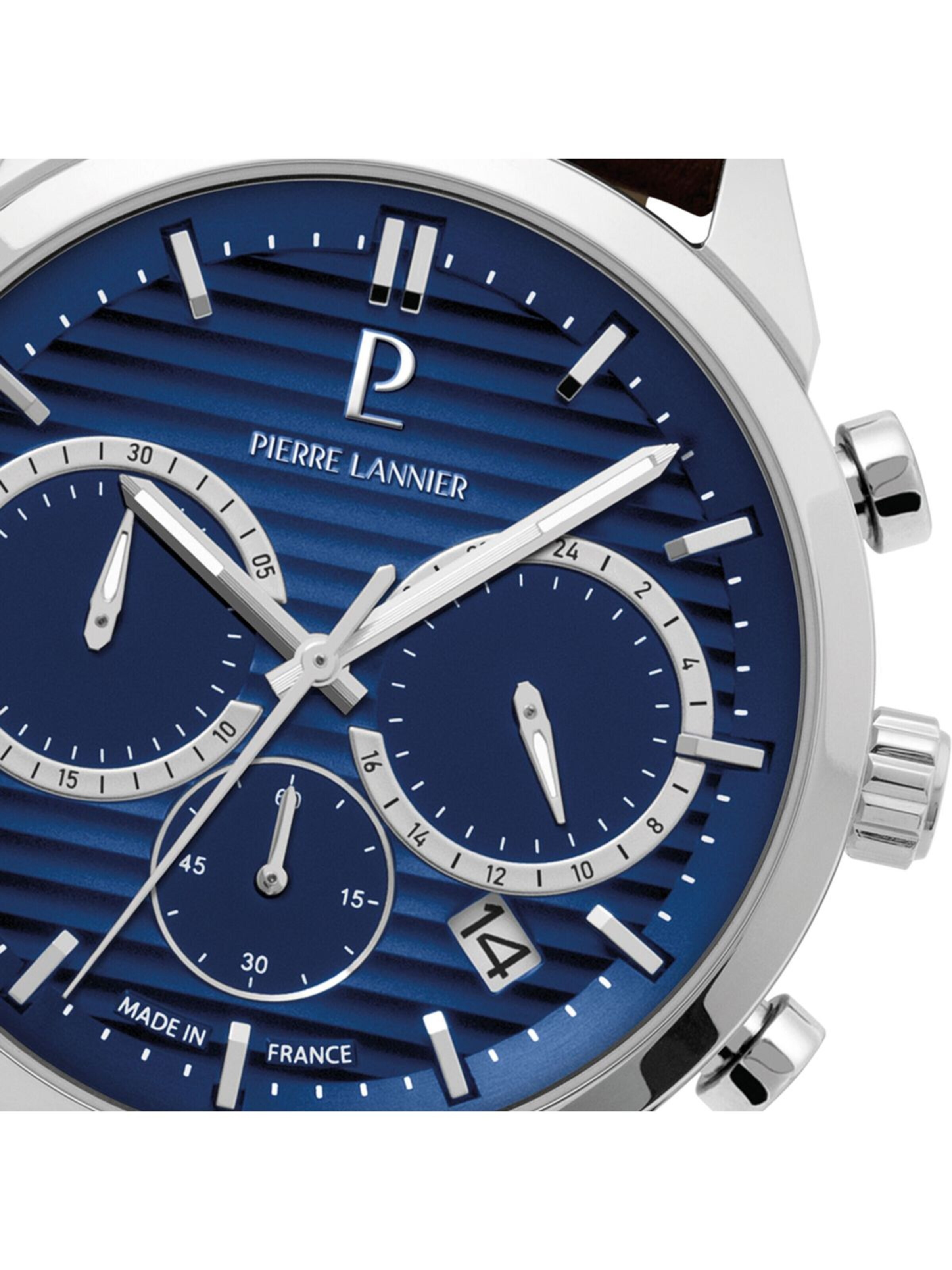 Montre à affichage analogique Pierre Lannier en bleu