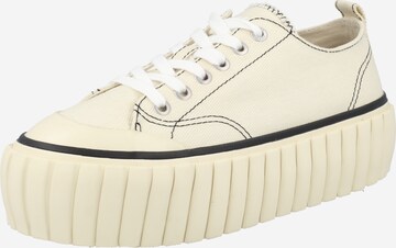 DIESEL Sneaker low 'HANAMI' i beige: forside