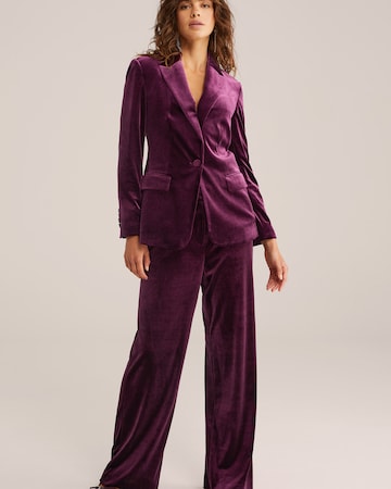 WE Fashion Loosefit Broek in Lila