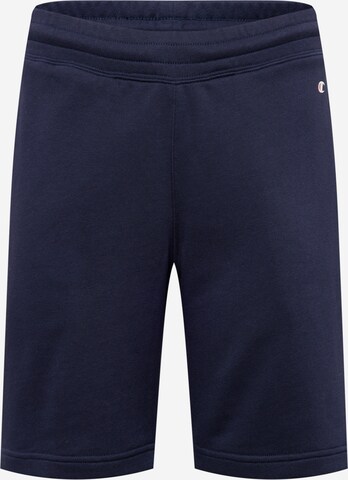 Champion Authentic Athletic Apparel Pants in Blue: front