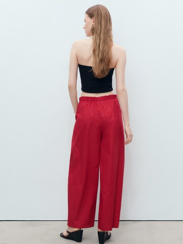 MANGO Baggy Trousers 'LUPE' in Red