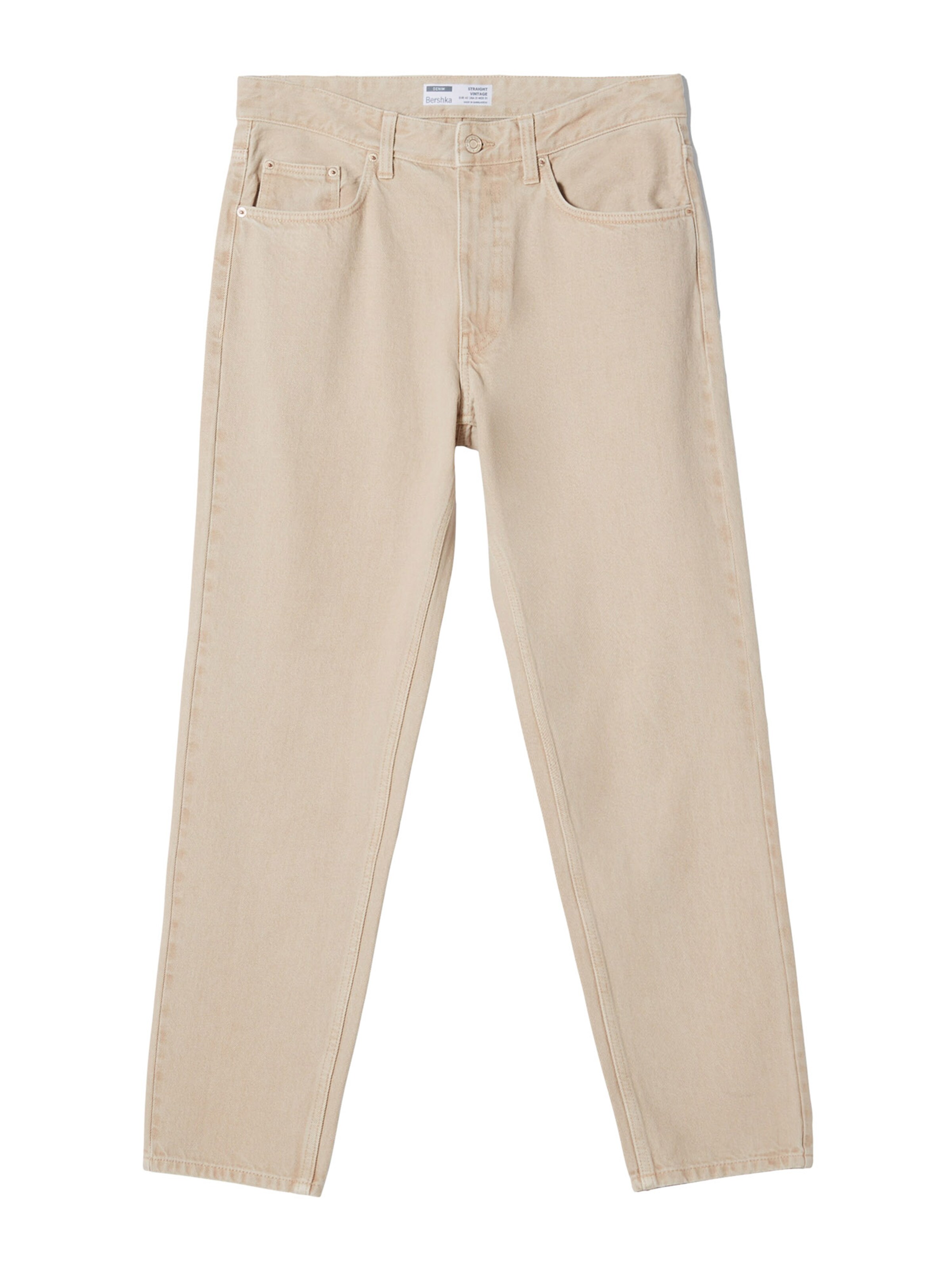 Bershka jeans beige hotsell