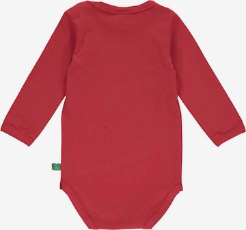 Barboteuse / body 'Langarm' Fred's World by GREEN COTTON en rouge
