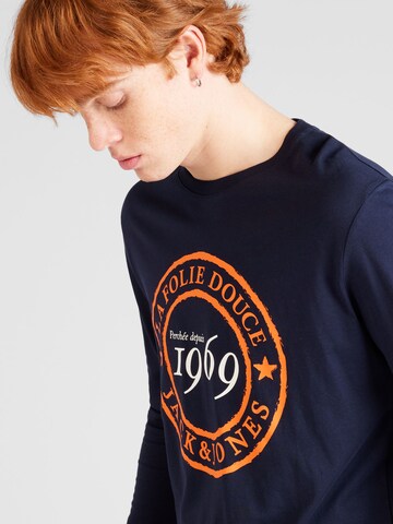 JACK & JONES T-shirt 'DOUCE' i blå