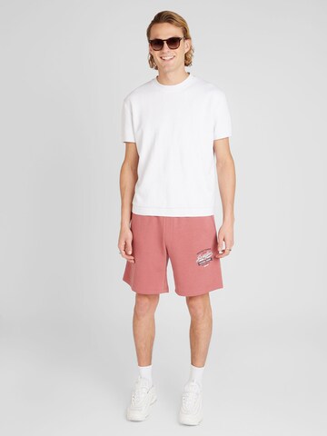 JACK & JONES Regular Pants in Pink