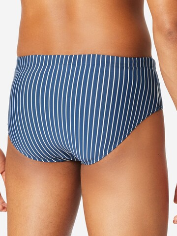SCHIESSER Swim Trunks ' Ocean Swim ' in Blue