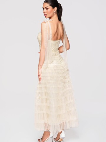 Ombre Kleid‌ in Beige