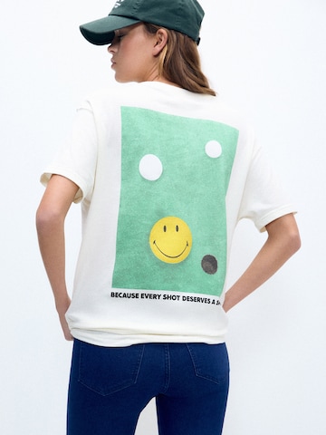 Pull&BearMajica - bijela boja: prednji dio