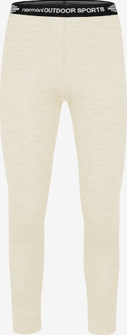 Sous-vêtements longs 'Perth' normani en blanc : devant