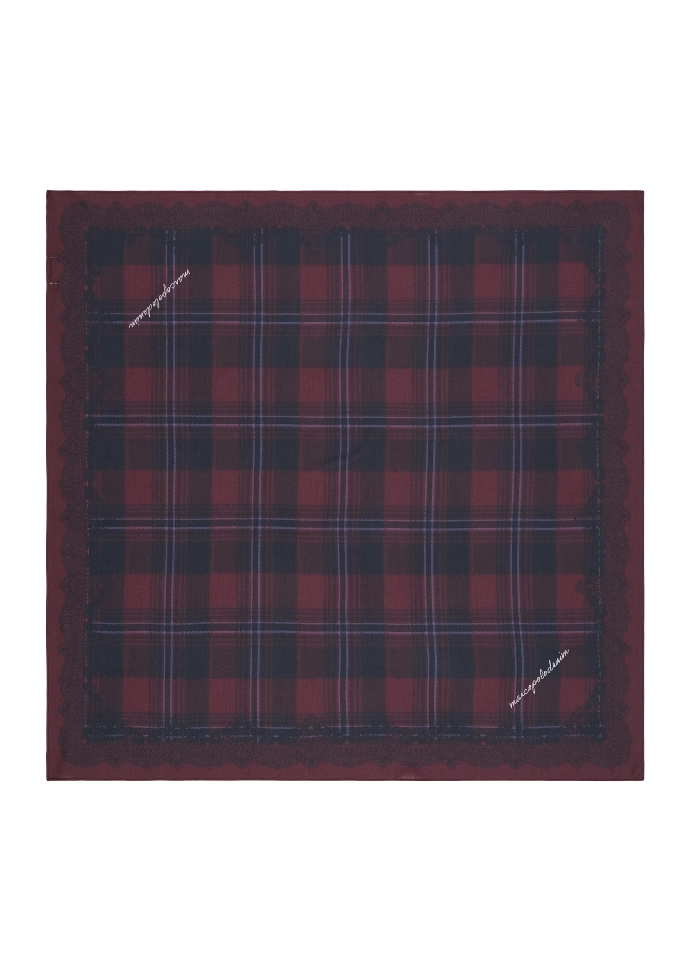 Marc O'Polo DENIM Tuch in Rot: Vorderseite